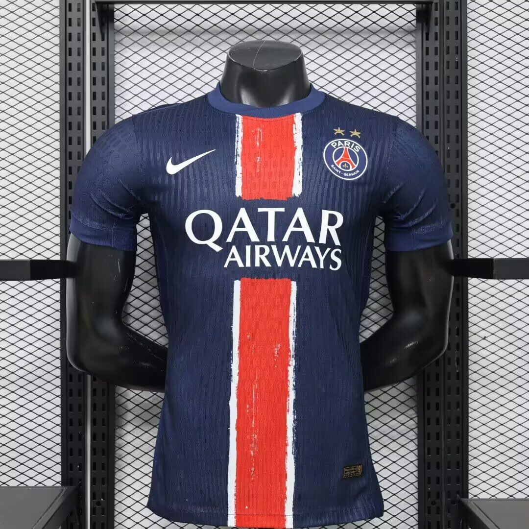 AAA Quality Paris St Germain 25/26 Home Two Stars Jersey(Player)
